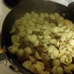 Pasta and sausage