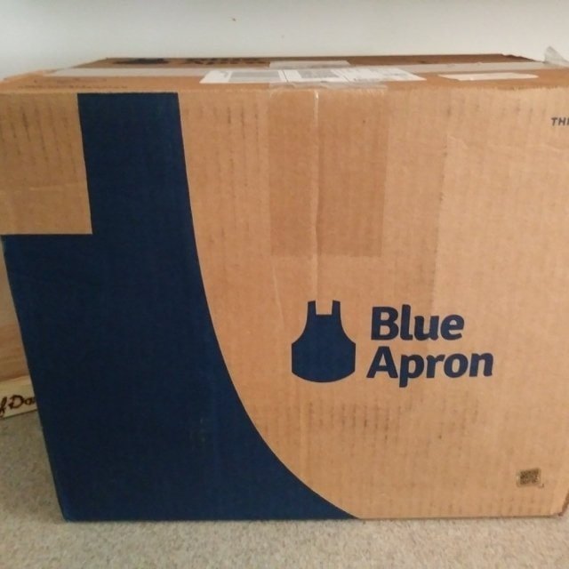Blue Apron Unboxing meal kit