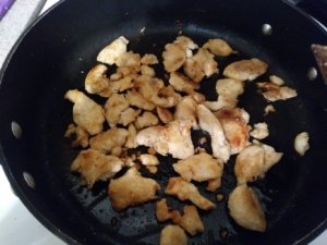 Cooked chicken