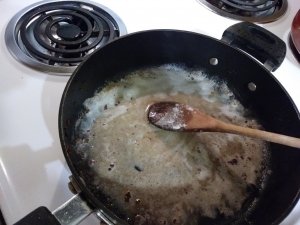 Making the roux