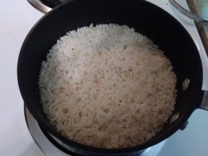 Rice cooked