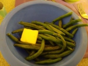 Green beans ready